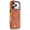 Etui BMW M IML Shockproof Metal Logos    MagSafe do iPhone 17 Pro pomarańczowy